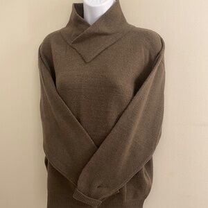 Mark Shale Woman's Olive Green Wool Sweater Size S